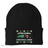 Spreading Christmas Cheer Farm Tractor Farmer Beanie thumb 0