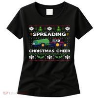 Spreading Christmas Cheer Farm Tractor Farmer Women's T-Shirt thumb 0