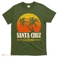 Santa Cruz California Retro Vintage Sunset Beach 70s 80s T-Shirt thumb 0