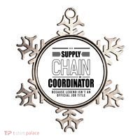 Supply Chain Coordinator Legend Job Title Ornament thumb 0