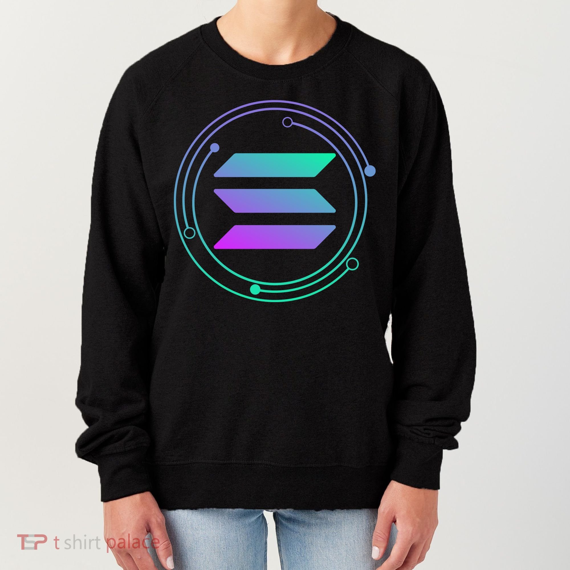 Solana Crypto Coin Currency Women's Sweatshirt