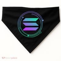 Solana Crypto Coin Currency USA-Made Doggie Bandana thumb 0