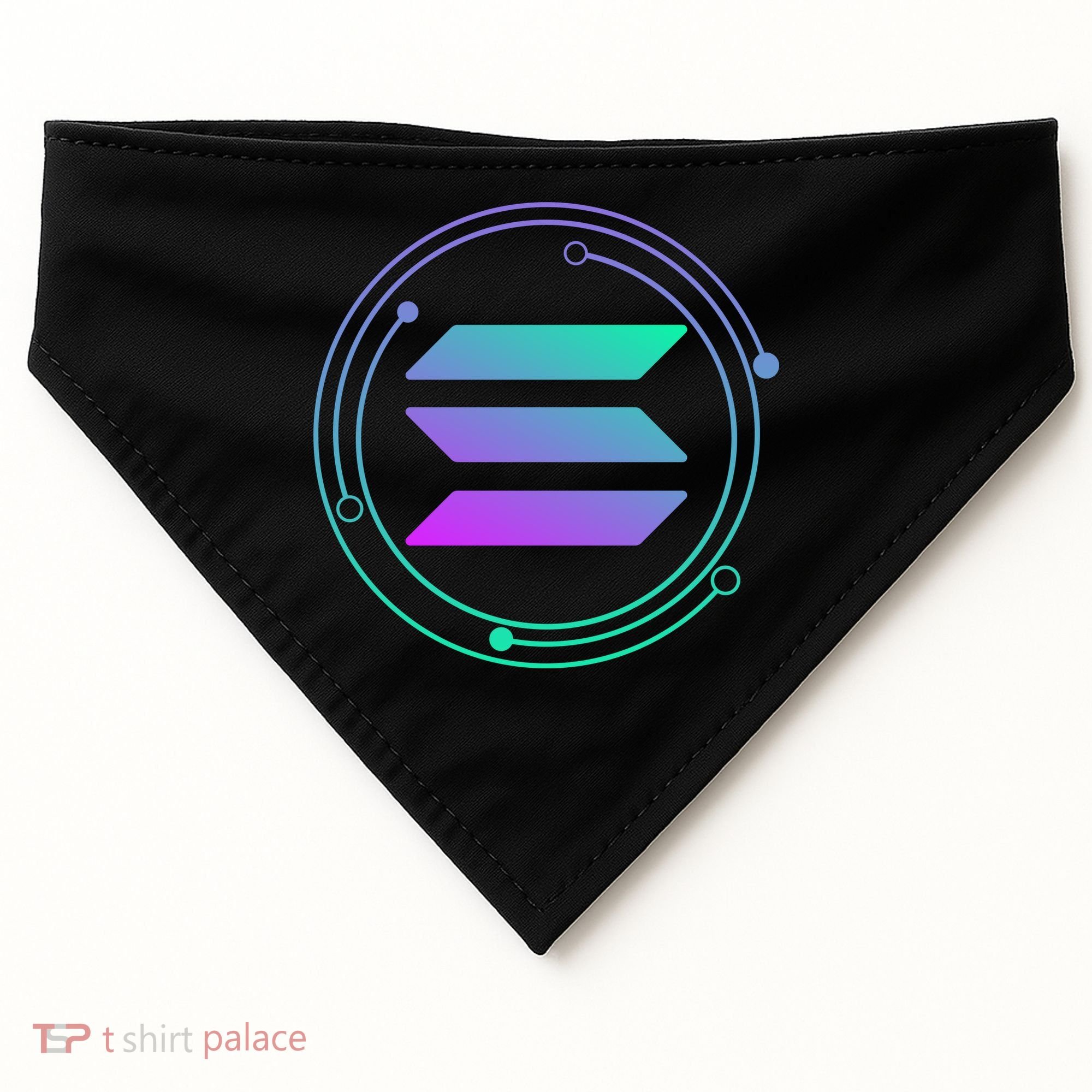 Solana Crypto Coin Currency USA-Made Doggie Bandana