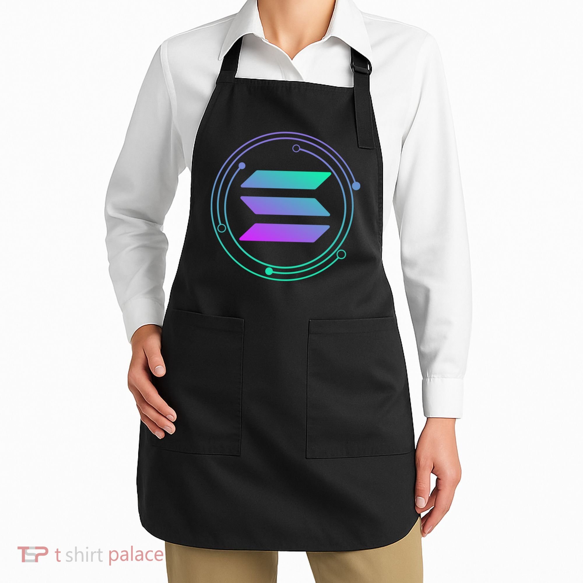 Solana Crypto Coin Currency Apron