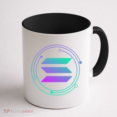 Solana Crypto Coin Currency Coffee Mug back