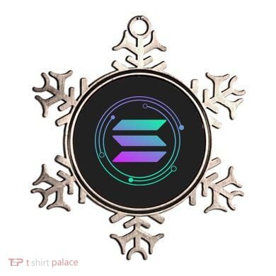 Solana Crypto Coin Currency Ornament