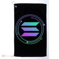 Solana Crypto Coin Currency Golf Towel thumb 0