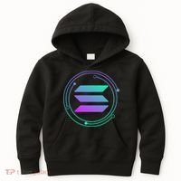 Solana Crypto Coin Currency Kids Hoodie thumb 0