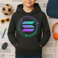 Solana Crypto Coin Currency Kids Hoodie thumb 2