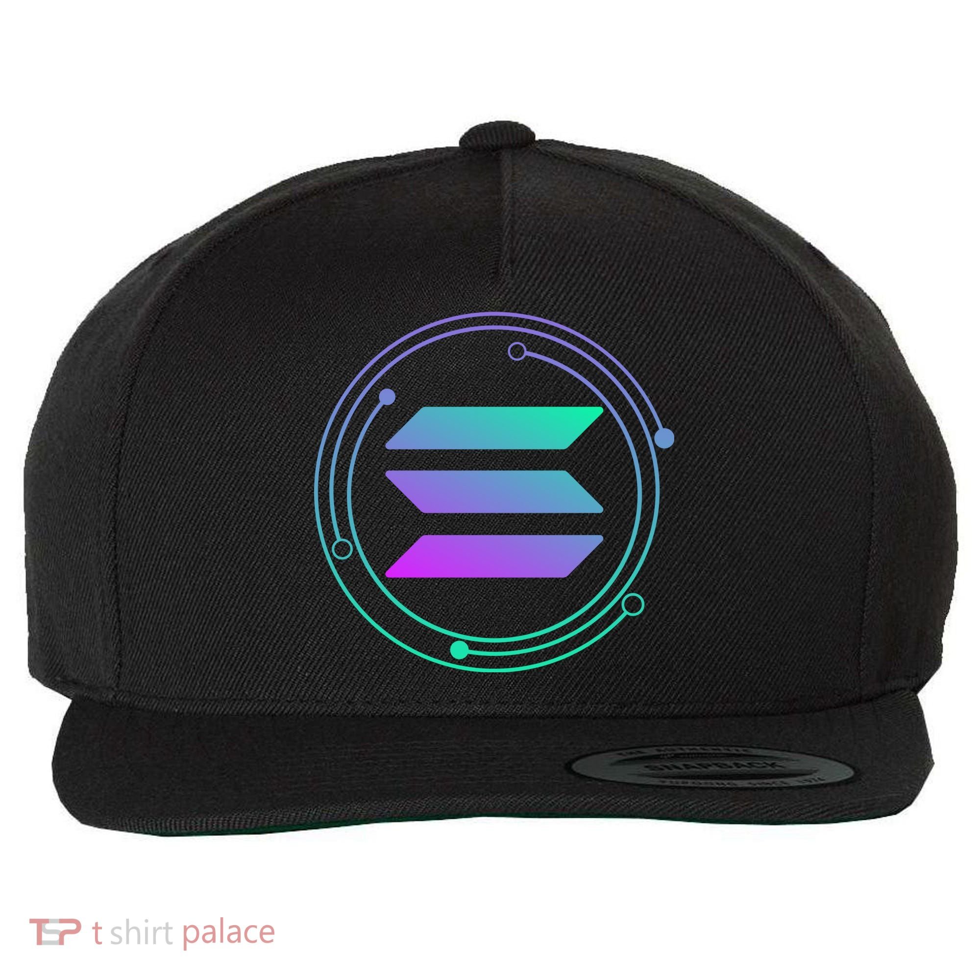 Solana Crypto Coin Currency Wool Snapback Cap