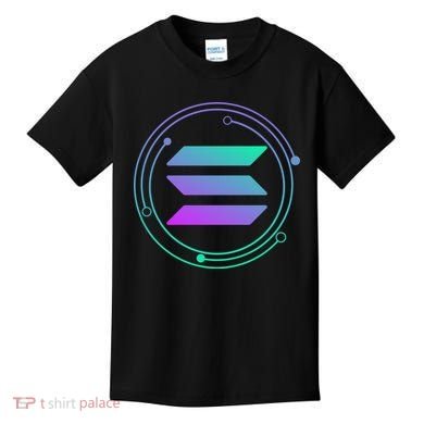 Solana Crypto Coin Currency Kids T-Shirt