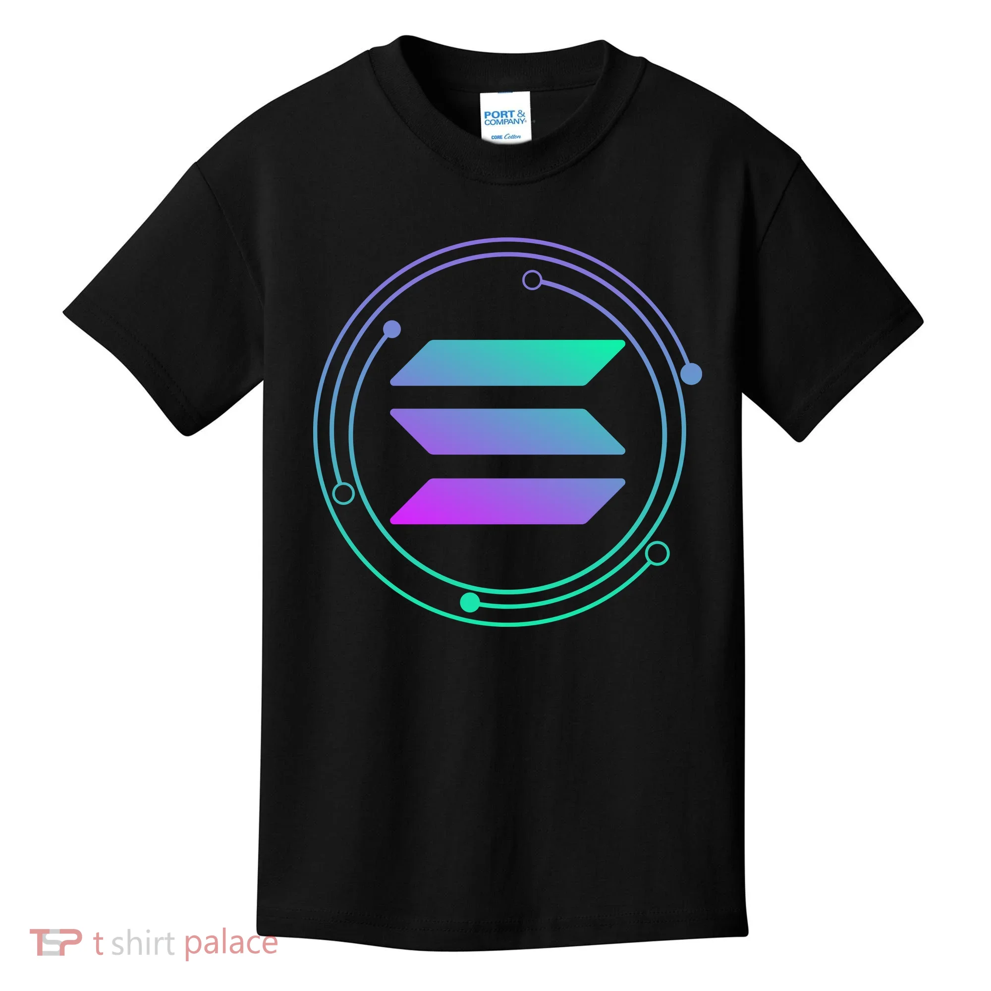 Solana Crypto Coin Currency Kids T-Shirt