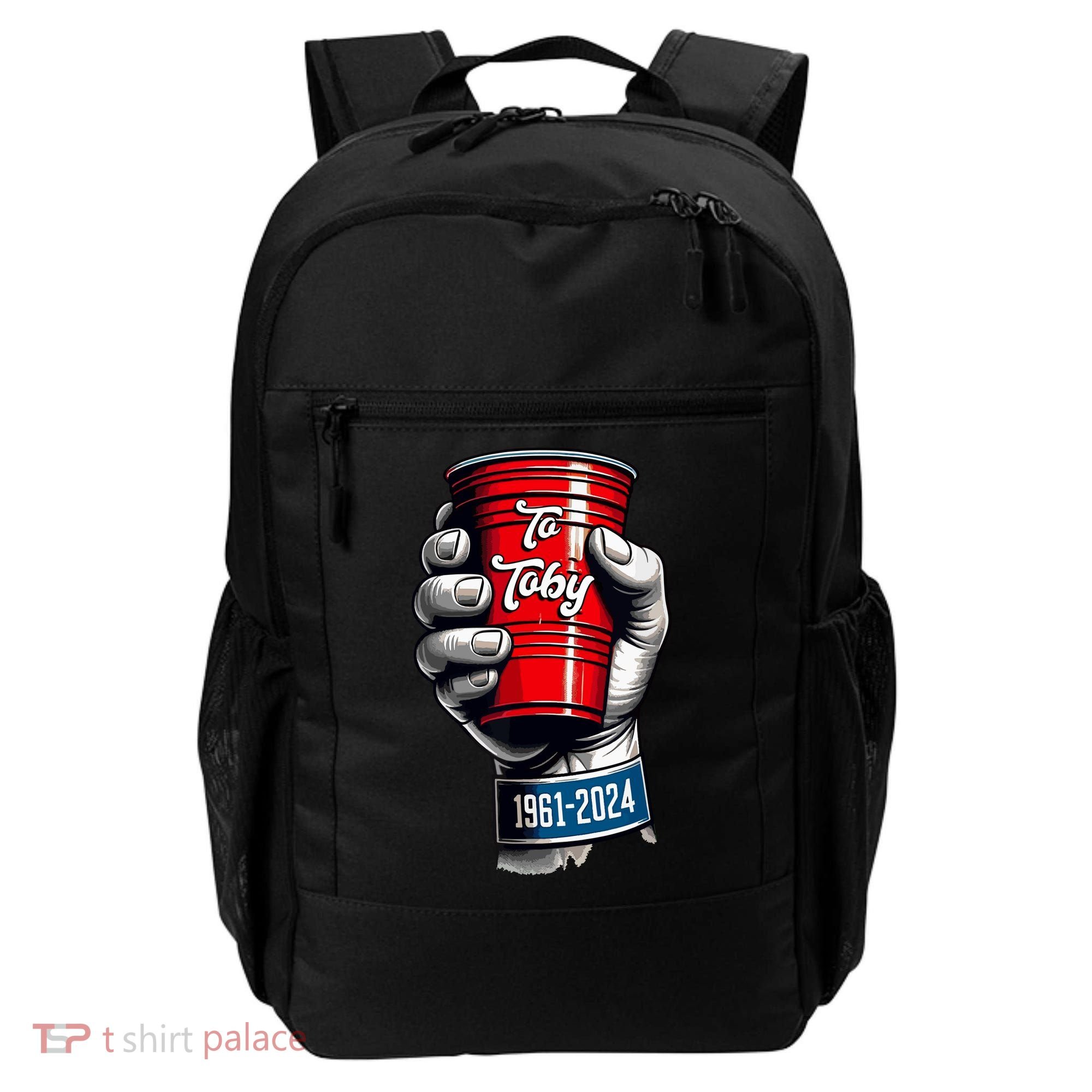 Solo Cup Cheers To Toby Red Solo Cup Backpack