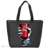 Solo Cup Cheers To Toby Red Solo Cup Tote Bag thumb 0