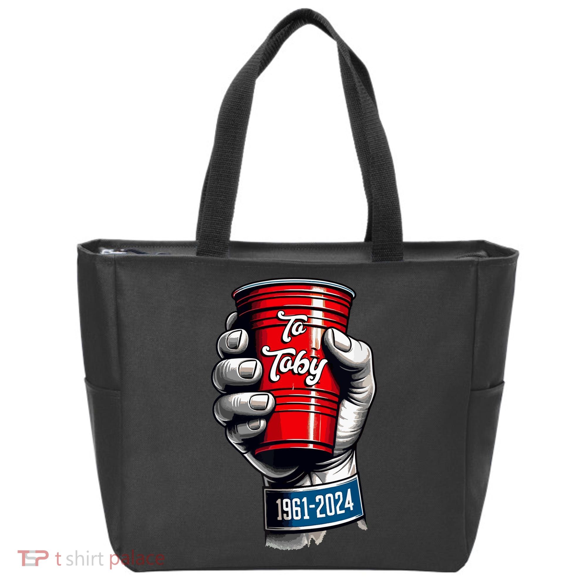 Solo Cup Cheers To Toby Red Solo Cup Tote Bag