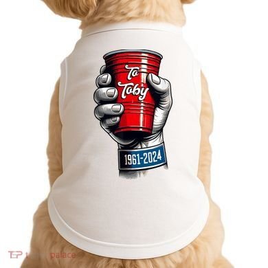 Solo Cup Cheers To Toby Red Solo Cup Doggie Tank