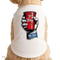 Solo Cup Cheers To Toby Red Solo Cup Doggie Tank thumb 0