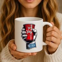 Solo Cup Cheers To Toby Red Solo Cup Coffee Mug thumb 3