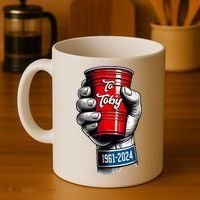 Solo Cup Cheers To Toby Red Solo Cup Coffee Mug thumb 4
