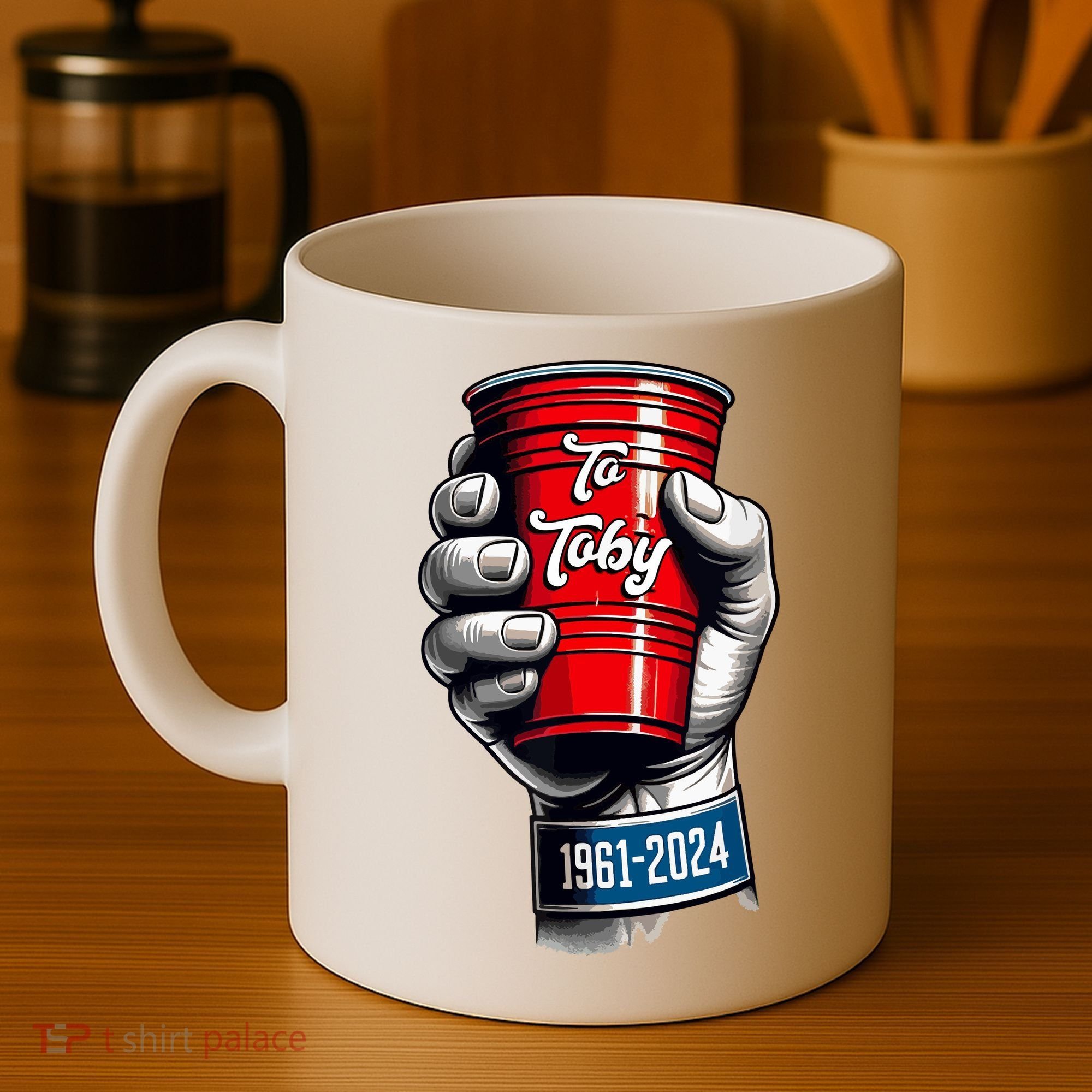 Solo Cup Cheers To Toby Red Solo Cup Coffee Mug
