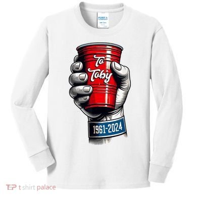 Solo Cup Cheers To Toby Red Solo Cup Kids Long Sleeve Shirt