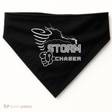 Storm Chaser Cool Electric Lightning Tornado Weather USA-Made Doggie Bandana