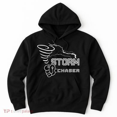 Storm Chaser Cool Electric Lightning Tornado Weather Hoodie