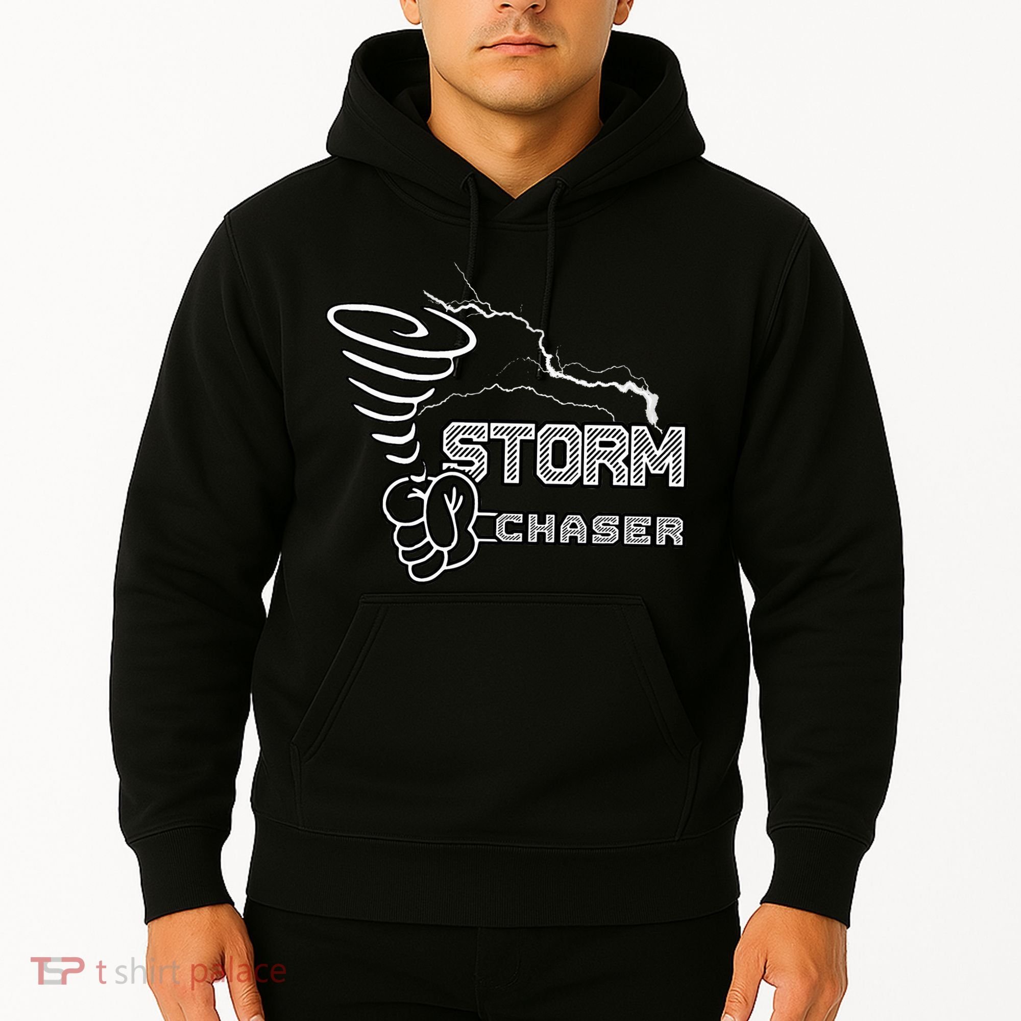 Storm Chaser Cool Electric Lightning Tornado Weather Hoodie