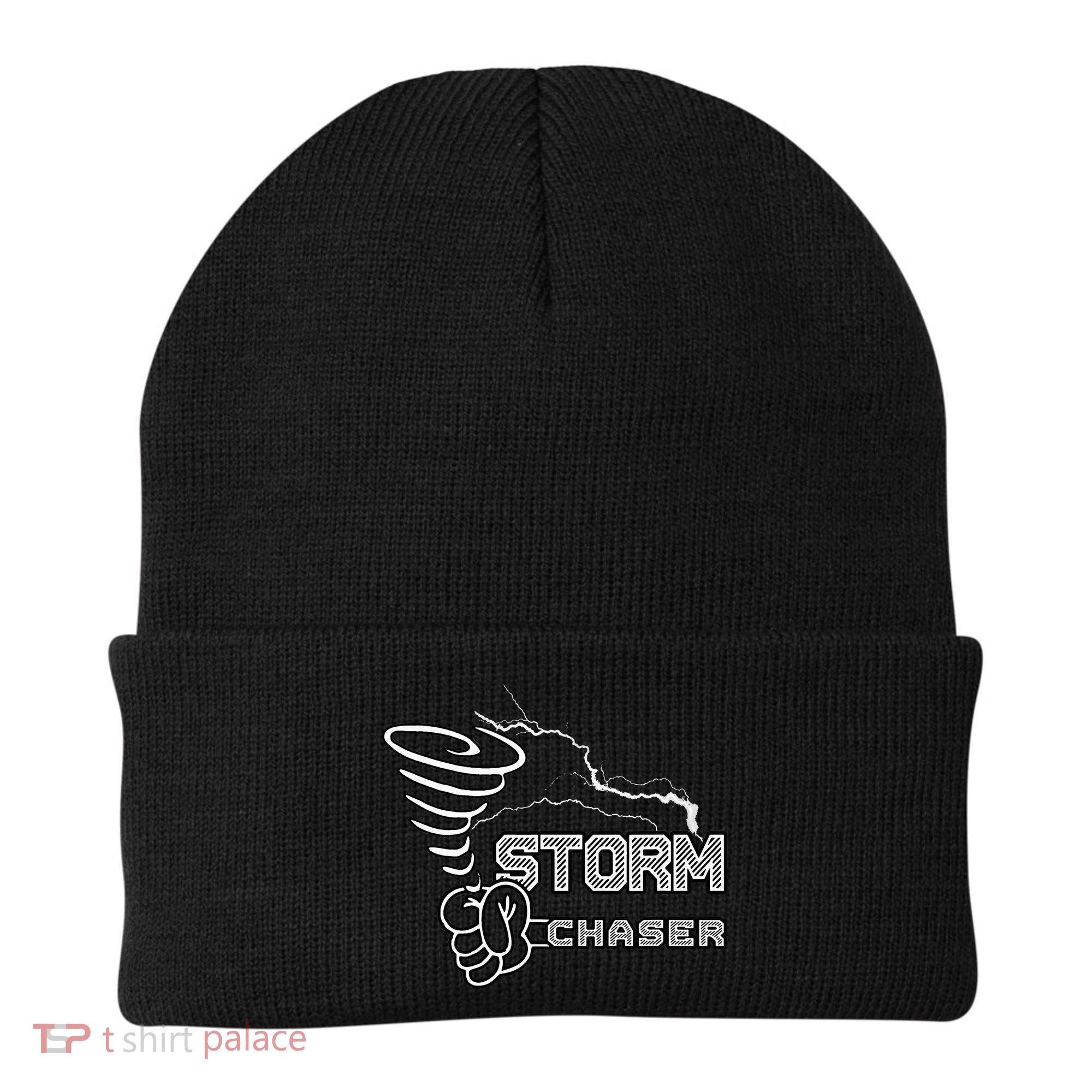 Storm Chaser Cool Electric Lightning Tornado Weather Beanie