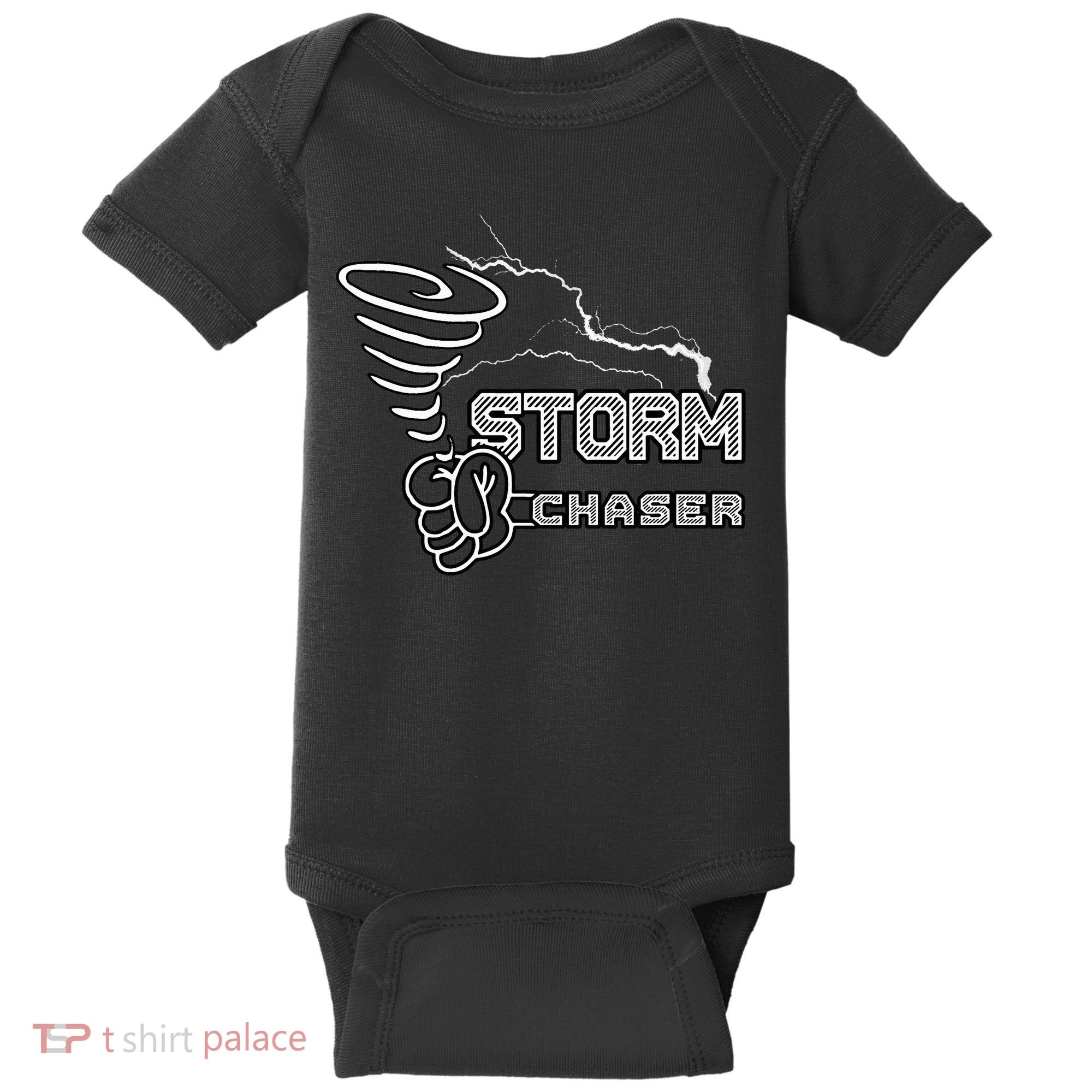 Storm Chaser Cool Electric Lightning Tornado Weather Baby Bodysuit