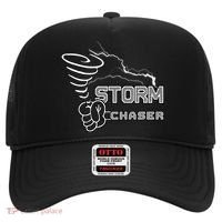 Storm Chaser Cool Electric Lightning Tornado Weather Hat thumb 0