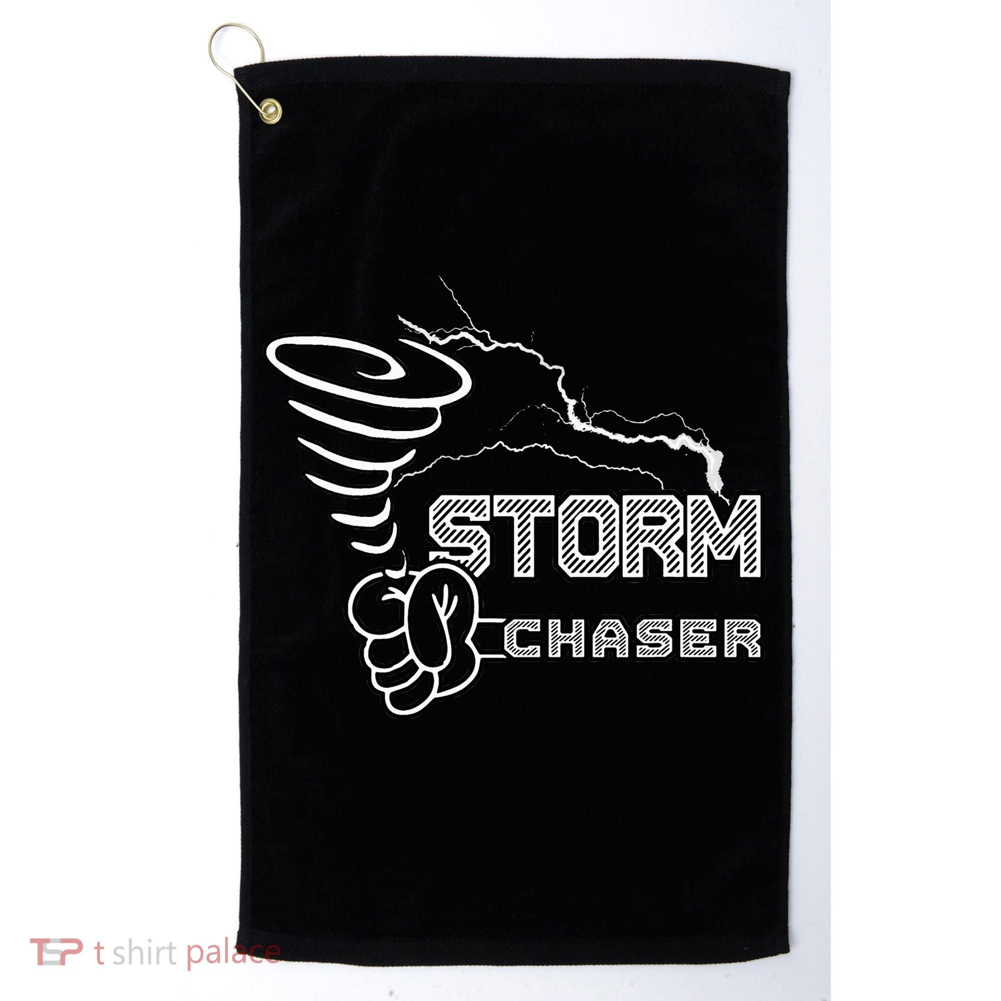 Storm Chaser Cool Electric Lightning Tornado Weather Golf Towel