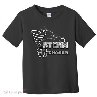 Storm Chaser Cool Electric Lightning Tornado Weather Toddler T-Shirt
