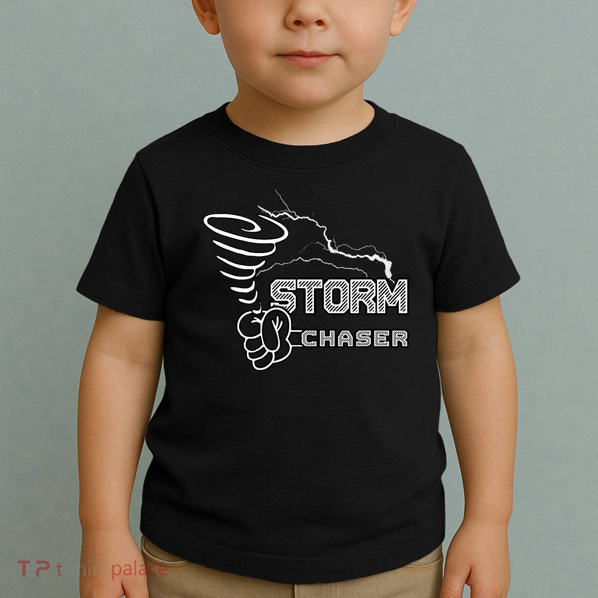Storm Chaser Cool Electric Lightning Tornado Weather Toddler T-Shirt