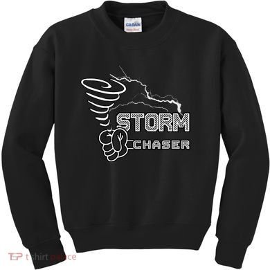 Storm Chaser Cool Electric Lightning Tornado Weather Kids Sweatshirt