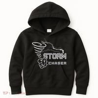 Storm Chaser Cool Electric Lightning Tornado Weather Kids Hoodie thumb 0