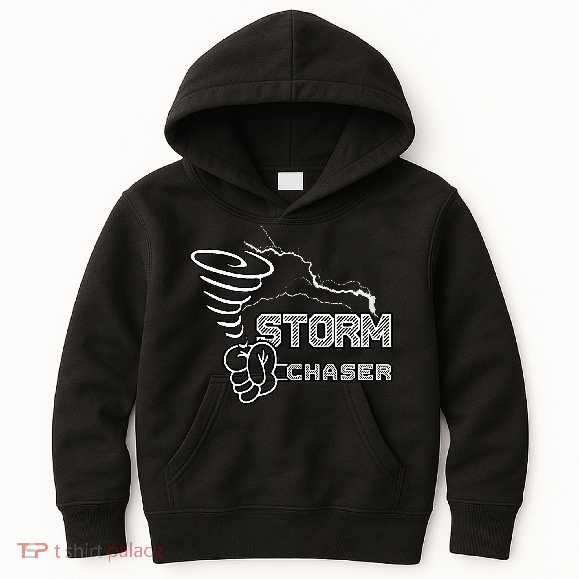 Storm Chaser Cool Electric Lightning Tornado Weather Kids Hoodie