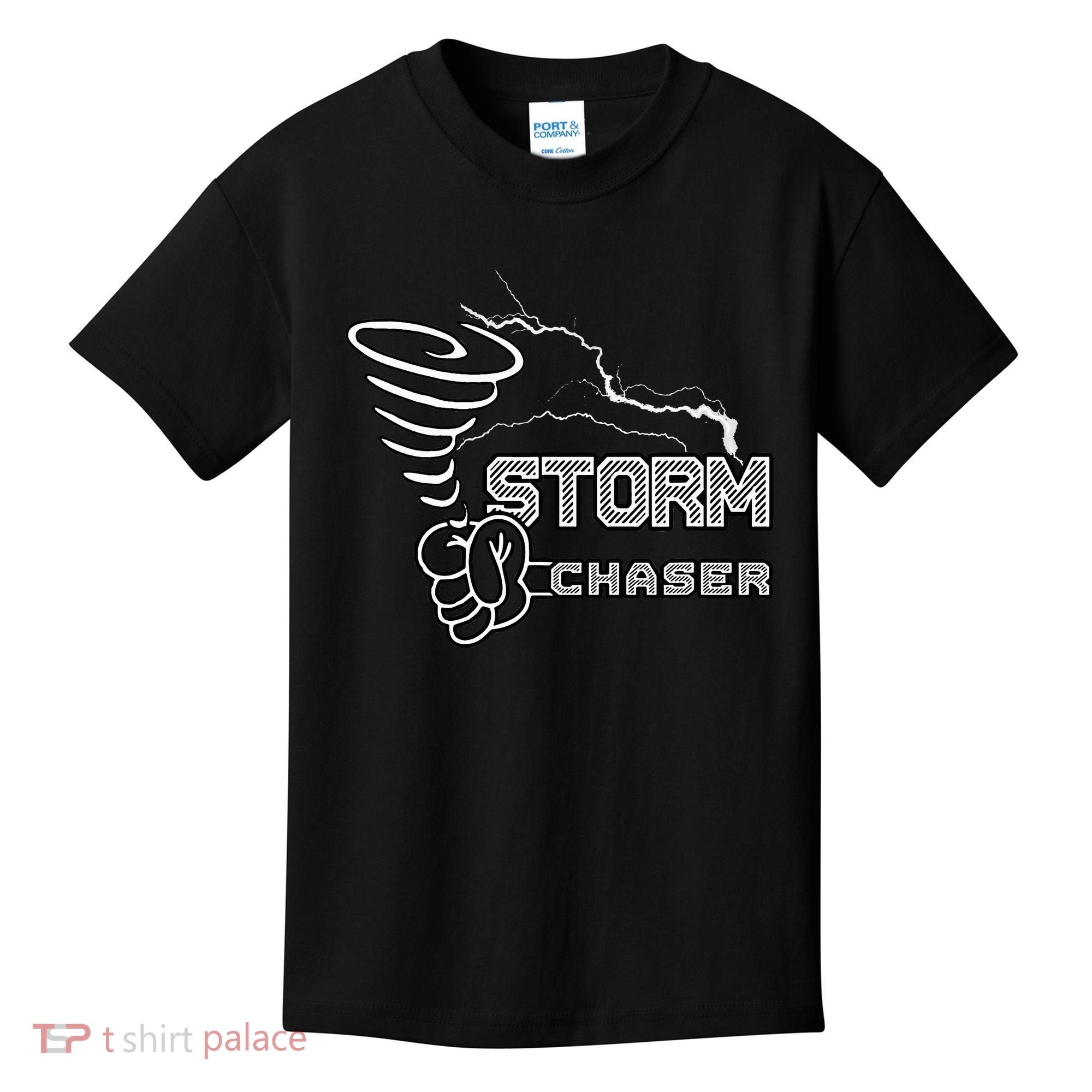 Storm Chaser Cool Electric Lightning Tornado Weather Kids T-Shirt