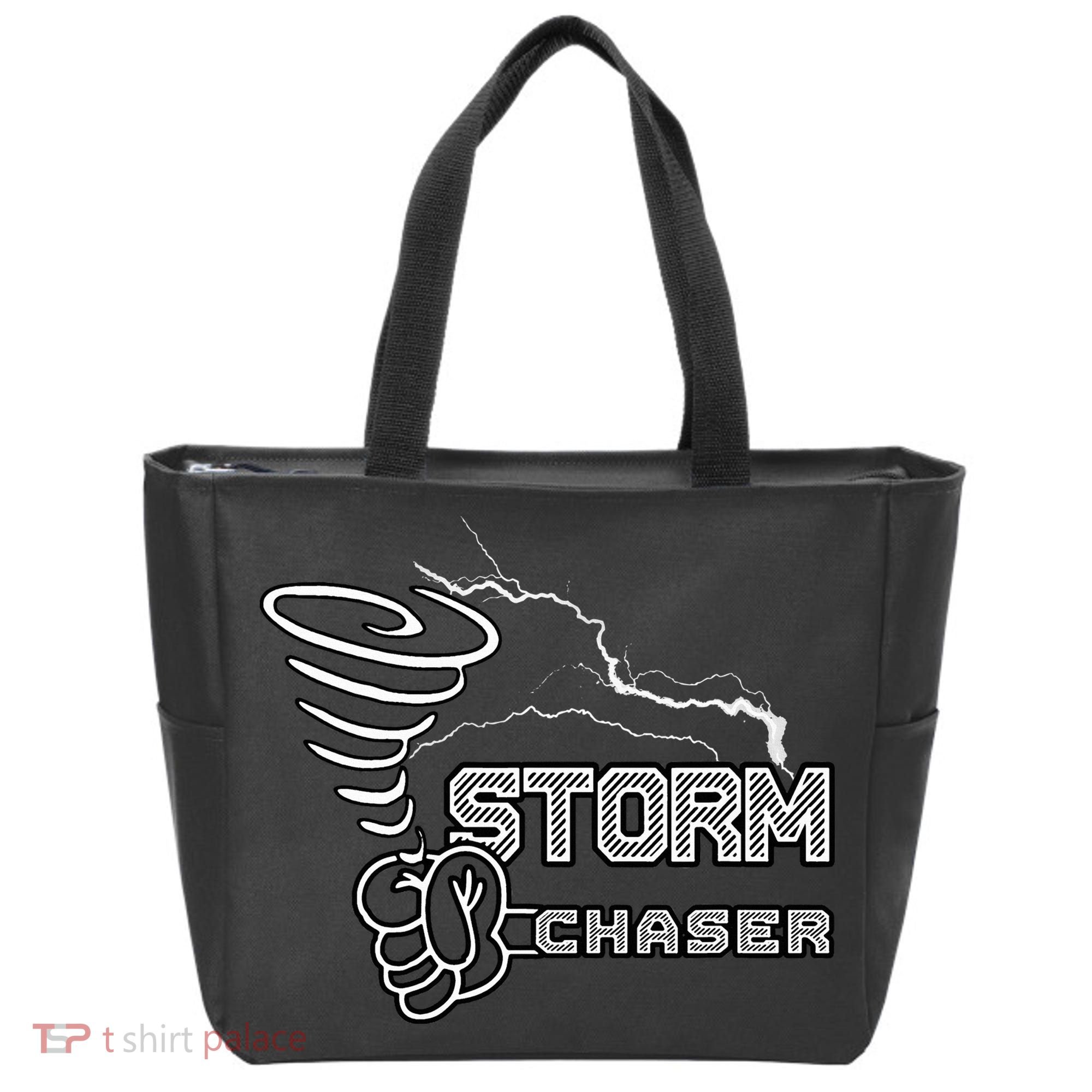 Storm Chaser Cool Electric Lightning Tornado Weather Tote Bag