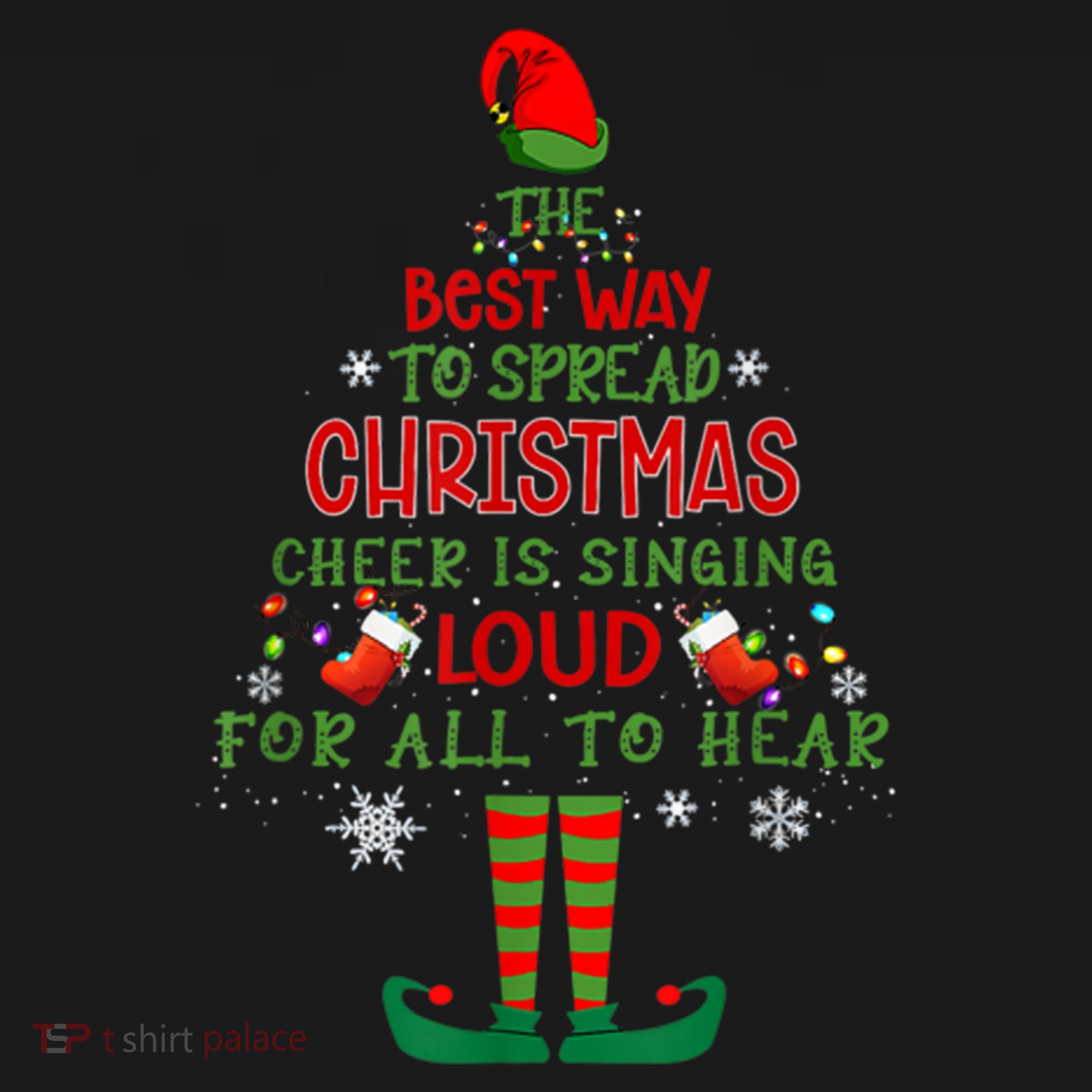 Spread Christmas Cheer Sing Out Loud Funny Festive Christmas Backpack