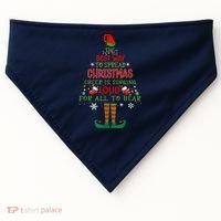Spread Christmas Cheer Sing Out Loud Funny Festive Christmas USA-Made Doggie Bandana thumb 0