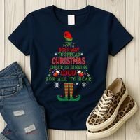 Spread Christmas Cheer Sing Out Loud Funny Festive Christmas Women's T-Shirt thumb 3
