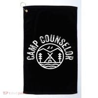 Summer Camp Counselor Staff Gift Golf Towel thumb 0