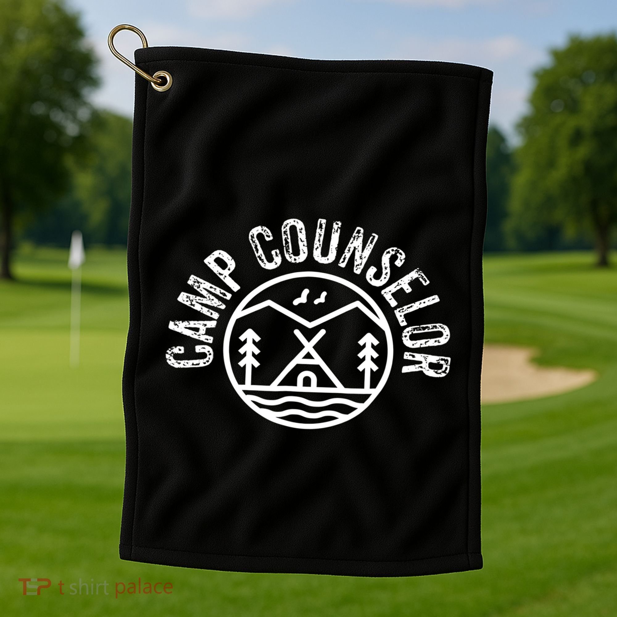 Summer Camp Counselor Staff Gift Golf Towel