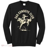 Sad Cowboys Club Sad Country Music Style Enthusiast Sweatshirt thumb 0