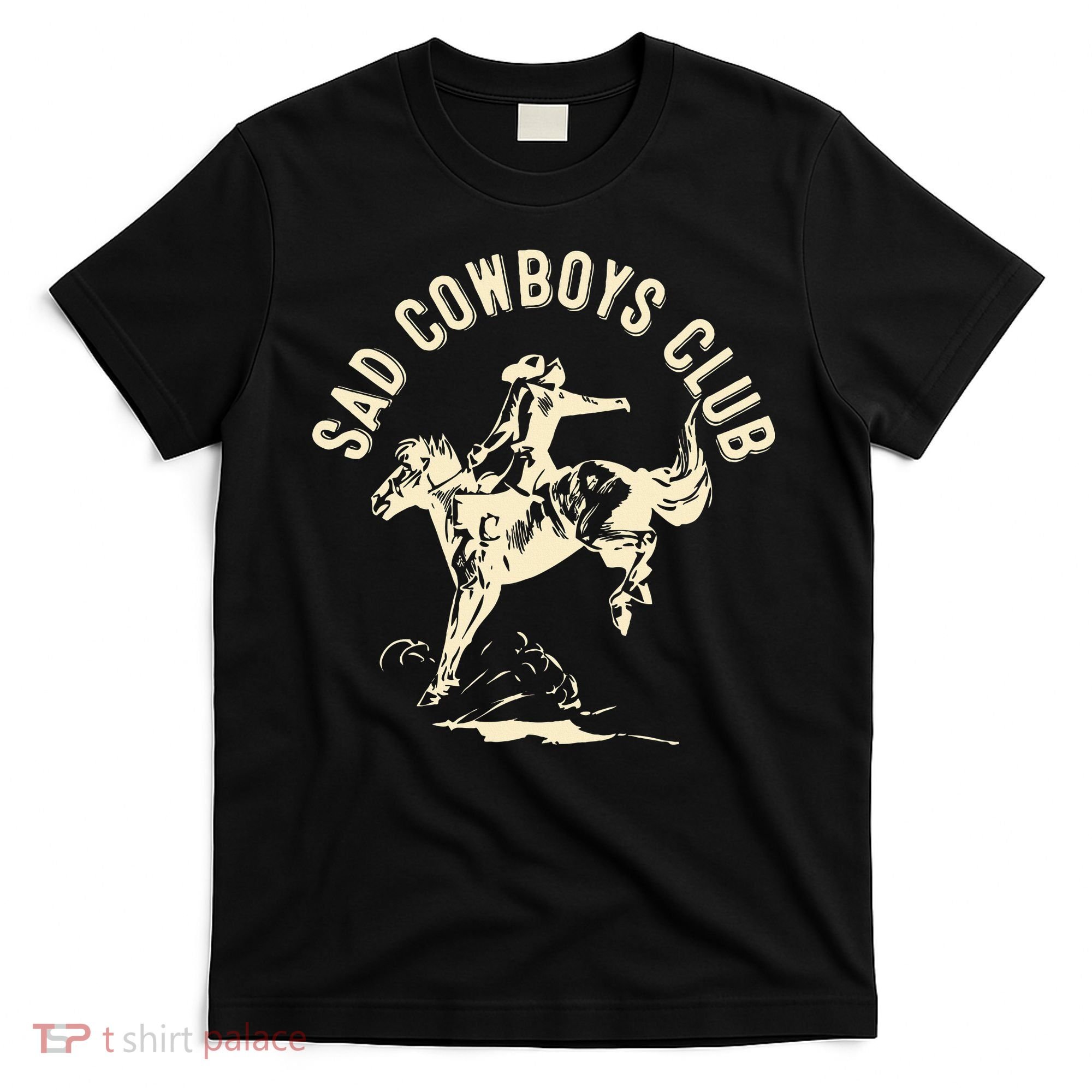 Sad Cowboys Club Sad Country Music Style Enthusiast T-Shirt