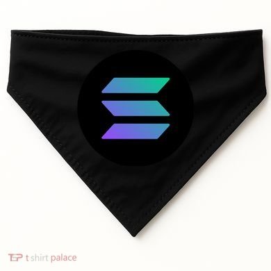 Solana Crypto Currency USA-Made Doggie Bandana