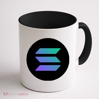 Solana Crypto Currency Coffee Mug back