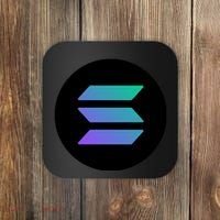 Solana Crypto Currency Coaster thumb 0
