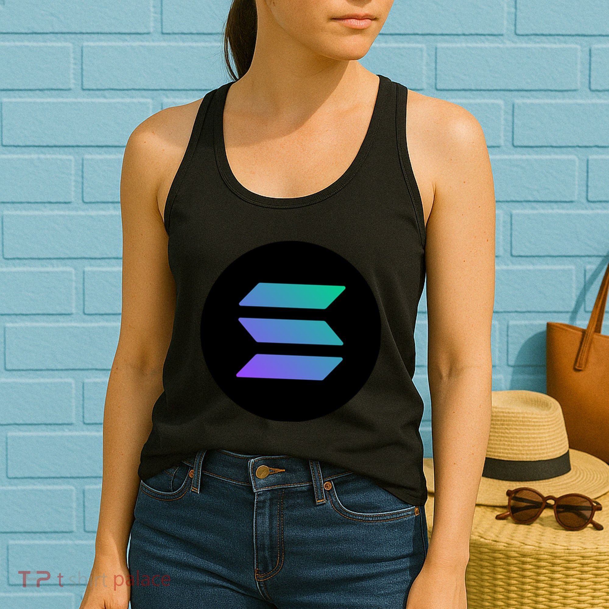 Solana Crypto Currency Women's Tank Top